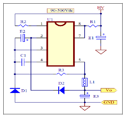 220v轉(zhuǎn)12v-220v轉(zhuǎn)5v電路圖-高耐壓IC，電源模塊